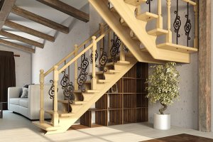 Как выбрать межэтажную лестницу из дерева